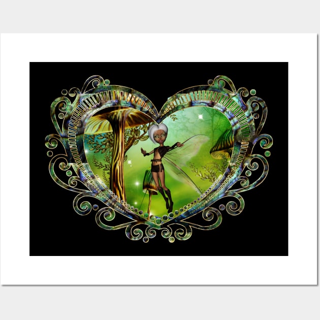 Sweet fairy and fantasy mushrooms Wall Art by Nicky2342